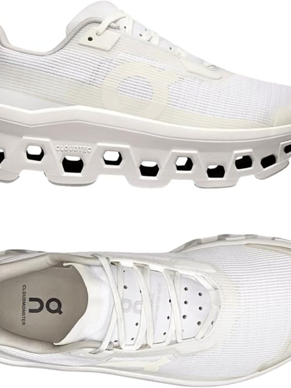 On Women's Cloudmonster Void Sneaker, White, 7.5 new in box